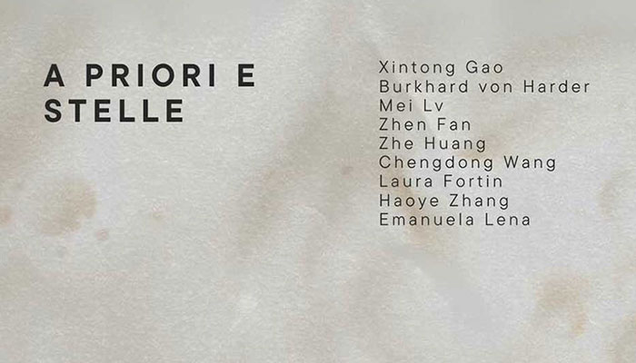 Burkhard Philipp von Harder | AAIE exhibition / Roma - A PRIORI E STELLE