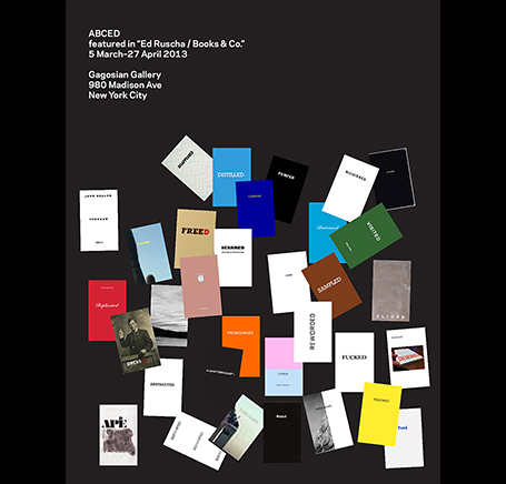 Burkhard Philipp von Harder | with ABC and PRINTED MATTERS INC. at GAGOSIAN GALLERY 2011 | NYC