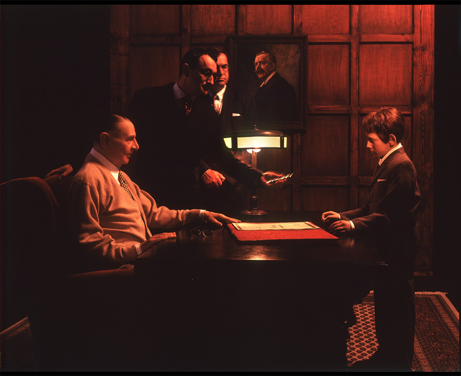 VATERBILDER | FATHERPICTURES - Part II - Der Vertrag / The contract- 2004 ©  Burkhard Philipp von Harder